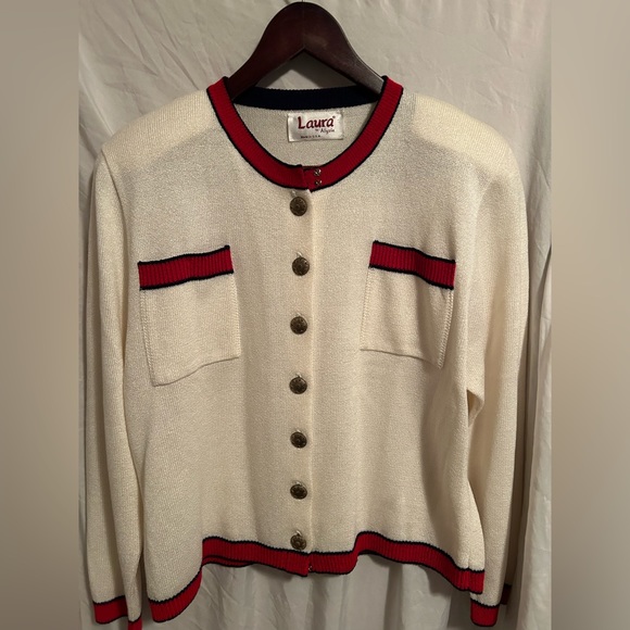 Laura Sweaters - Vintage ladies blouse by Laura